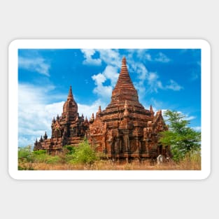Bagan Pagodas3, Burma. Sticker